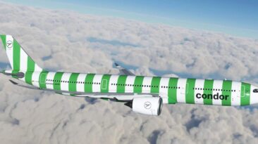 This German airline has painted its planes to resemble colorful beach towels