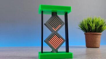 Esta ampulheta digital DIY oferece uma sensação retrô sem a areia