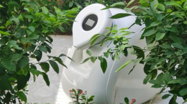 Converter umidade em água potável é perfeito para uma máquina que se parece com um robô WALL-E