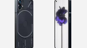 Nothing Phone(1) parece um pouco mais ocupado em preto