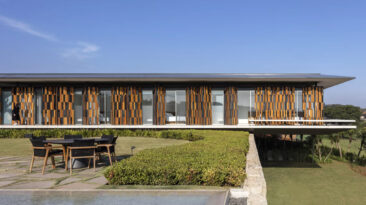 Casa rural brasileira com um impressionante cantilever é o refúgio ideal
