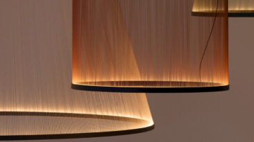 A coleção Vibrant Lighting está quebrando os padrões de iluminação com sua forma não convencional, porém sutil