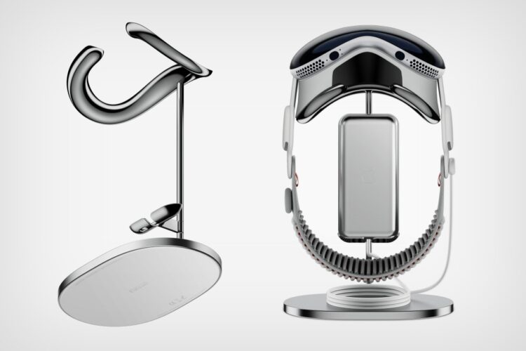 O Apple Vision Pro de US $ 3.500 merece este lindo suporte de metal cromado O Apple Vision Pro de US $ 3.500 merece este lindo suporte de metal cromado