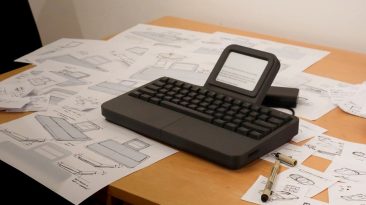 A máquina de escrever E Ink impressa em 3D oferece escrita sem distrações com vantagens modernas
