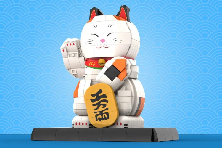 O adorável LEGO Feng Shui Fortune Cat pode acenar com as mãos para lhe dar boa sorte! O adorável LEGO Feng Shui Fortune Cat pode acenar com as mãos para lhe dar boa sorte!