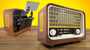 Este LEGO Vintage Radio permite que você reproduza música através do seu smartphone…