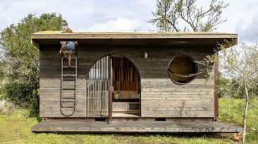 Esta engenhosa casa que economiza espaço já foi um humilde contêiner de transporte