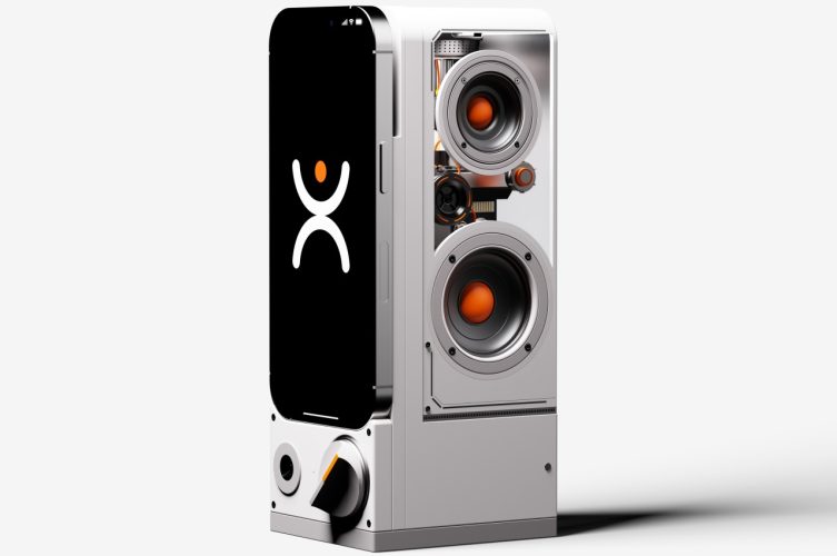 O conceito de alto-falante inteligente alimentado por telefone lê seu humor para tocar a música certa para o trabalho O conceito de alto-falante inteligente alimentado por telefone lê seu humor para tocar a música certa para o trabalho